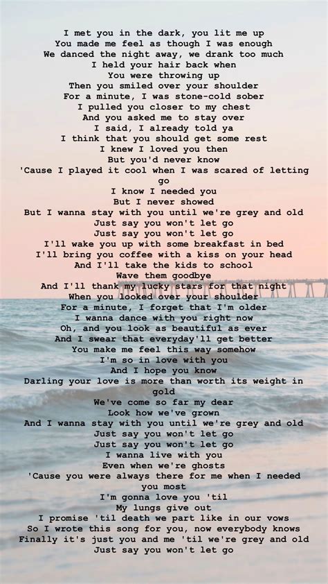 say you won't let go lyrics|say you won't let go lyrics and chords.